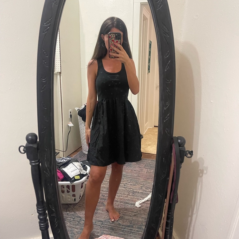 Steve Madden Black Midi Dress